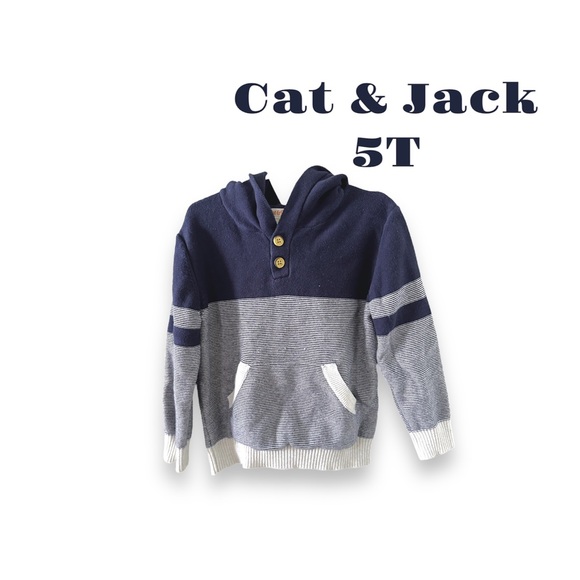 Cat & Jack Shirts & Tops Cat Jack Sweater With Hood Poshmark